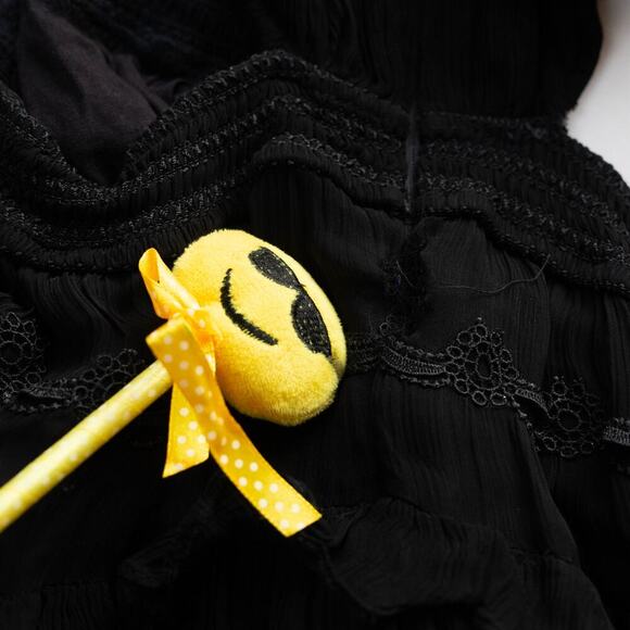 ROCOCO SAND Black Lace Dress - Size M - Picture 8 of 9